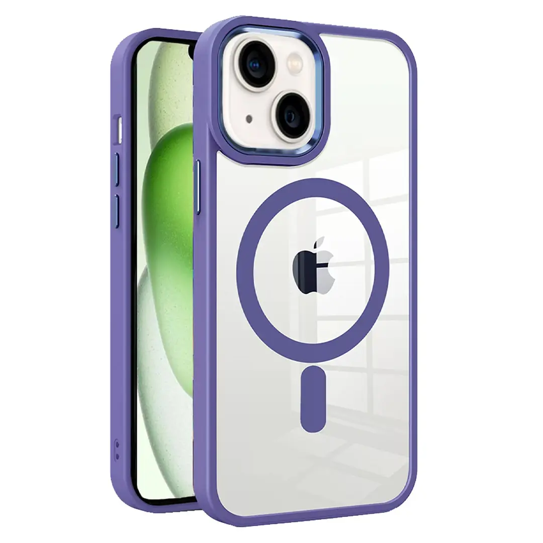 iPhone 15 Plus/iPhone 14 Plus MagSafe Clear Eco Twotone Purple